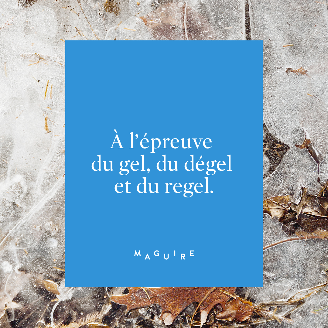Notre botte d'hiver faite à Montréal, à l'épreuve de Montréal