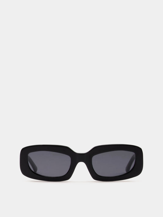 Black rectangle sunglasses