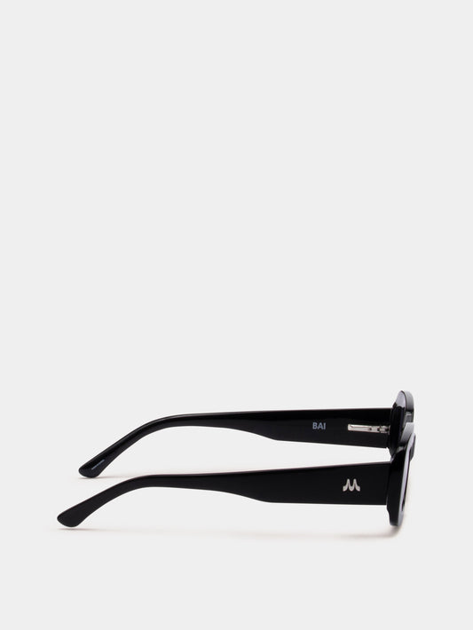 Black rectangle sunglasses