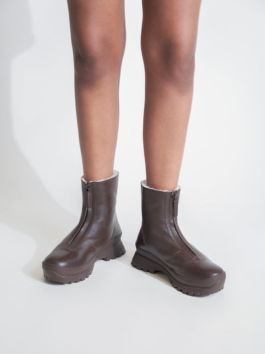 Estrella Brown Lined Boot
