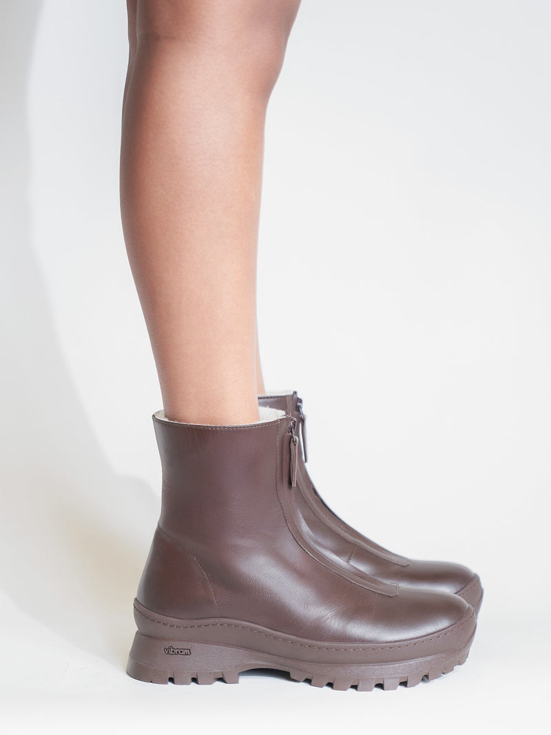 Estrella Brown Lined Boot