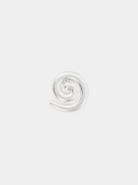 Swirl Clip Silver