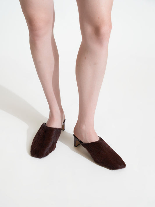 Touria Bordeaux Heel