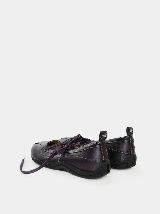 Zava Purple Metallic Ballerina