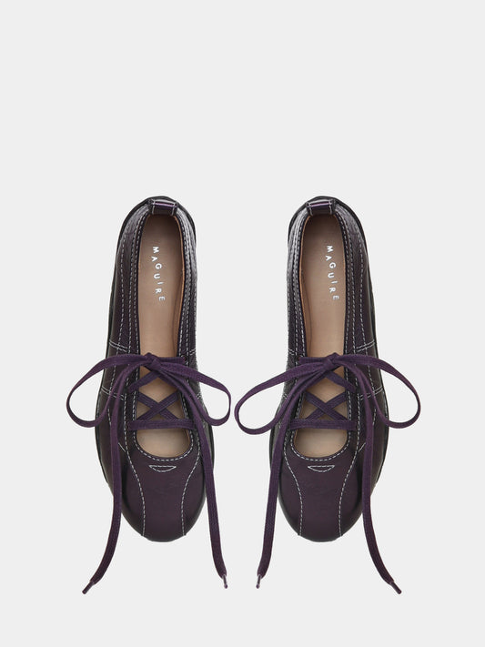 Zava Purple Metallic Ballerina