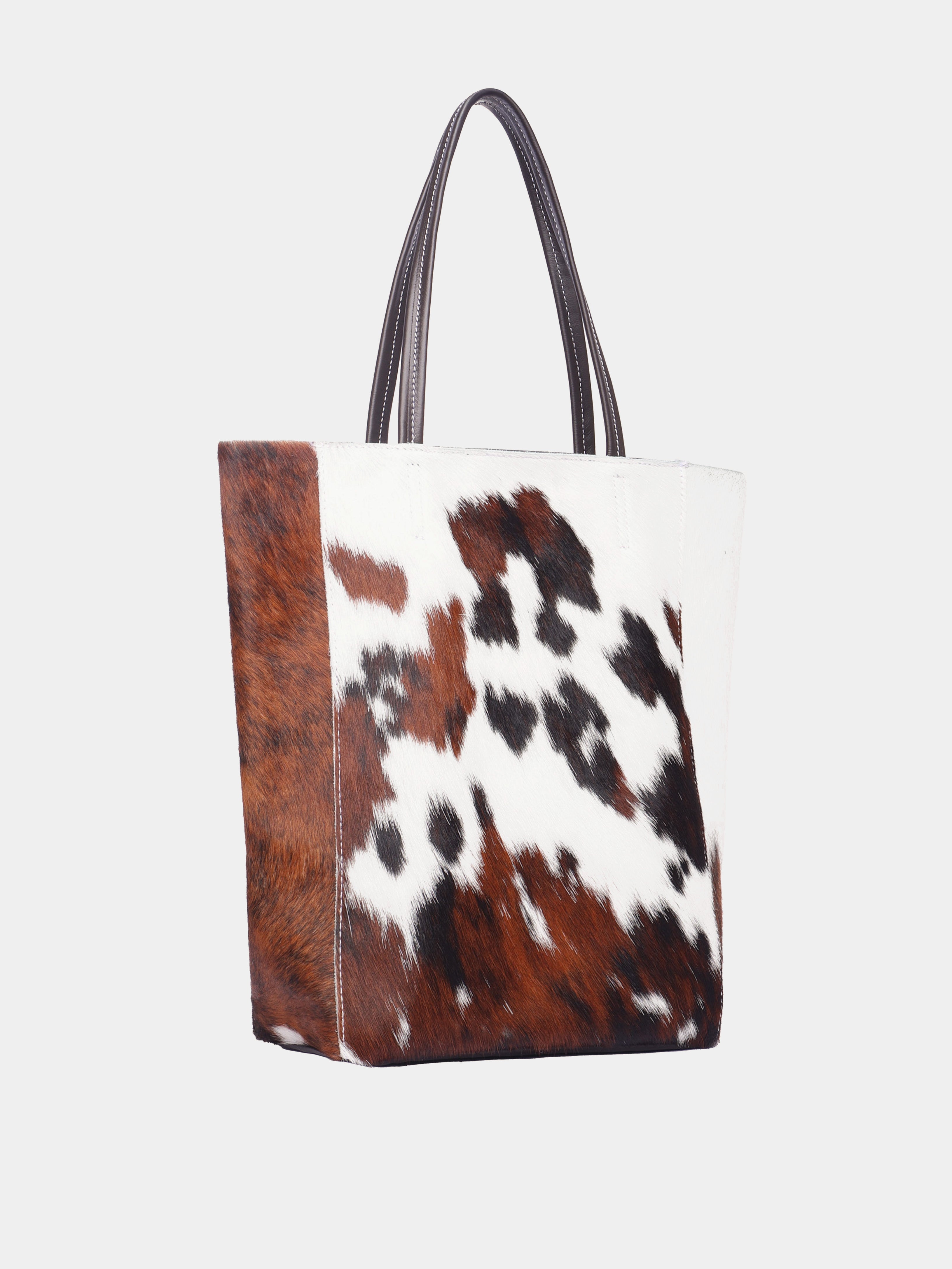 Carpi Leather Cow Print Tote Bag | Maguire Shoes – Maguire Shoes USA