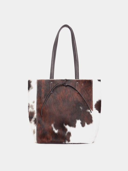 Carpi Leather Cow Print Tote Bag Medium | Maguire Shoes – Maguire