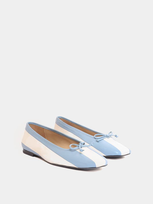 elche denim ballet flat