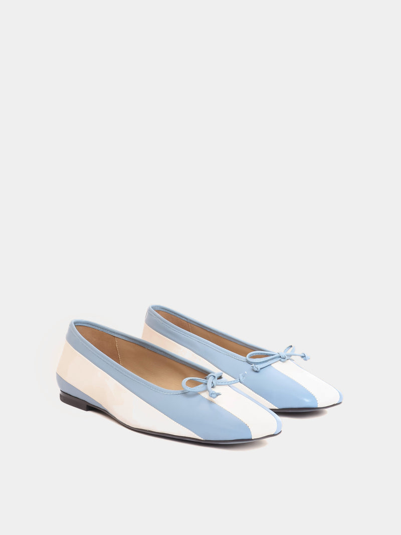 elche denim ballet flat