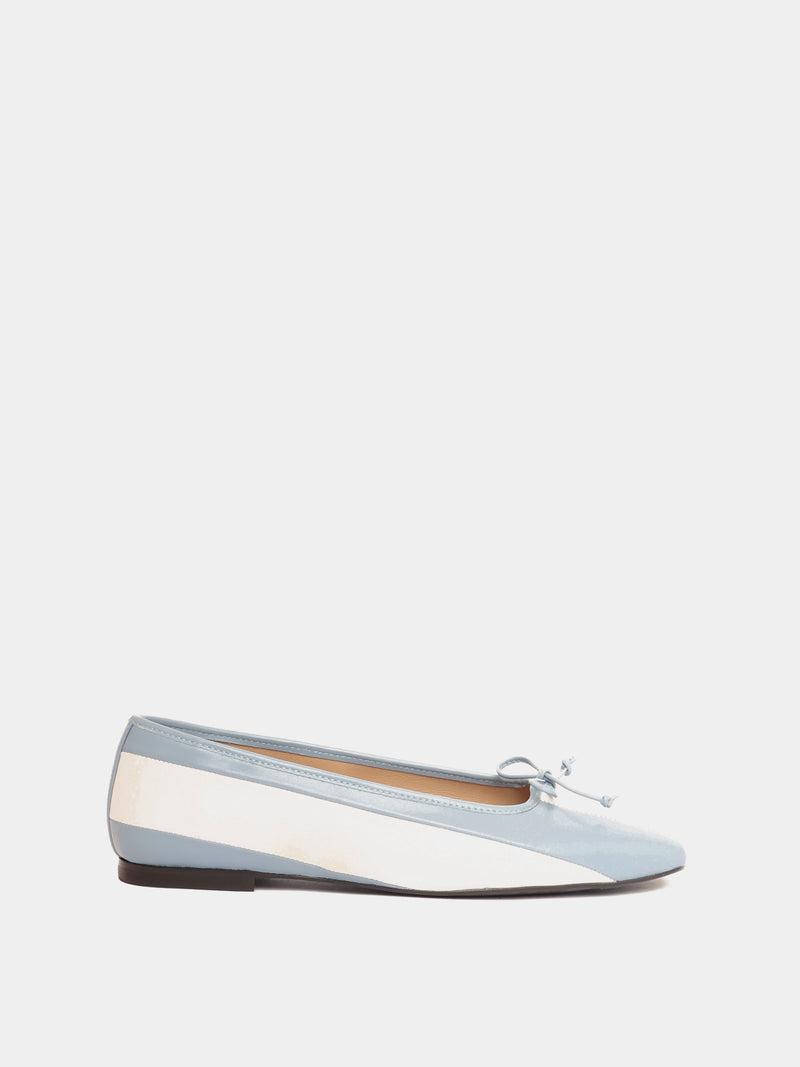 elche denim ballet flat