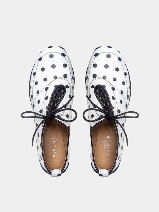 Eliza White Polka Dots Sneaker