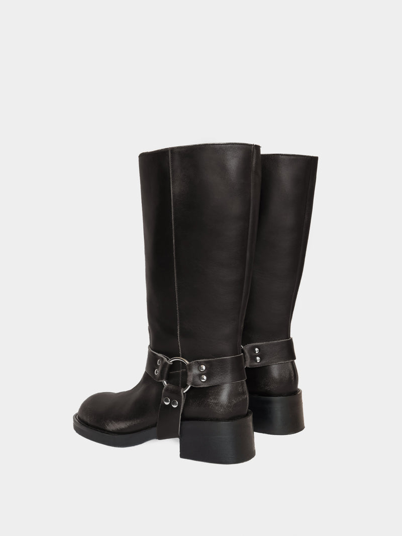 Lucca Brushed Brown Boot
