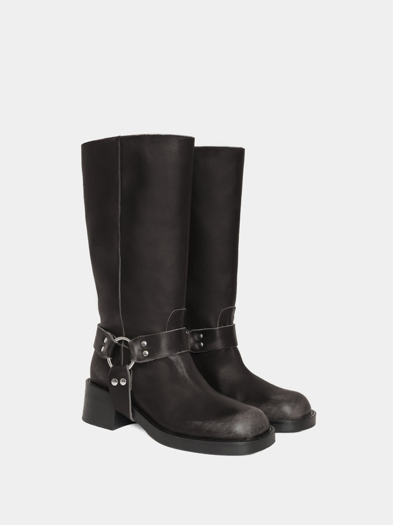 Lucca Brushed Brown Boot
