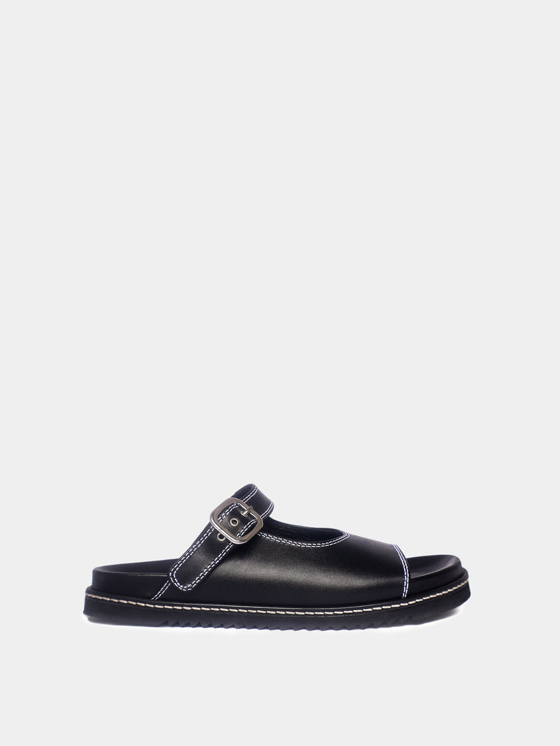 Madeira Black Sandal