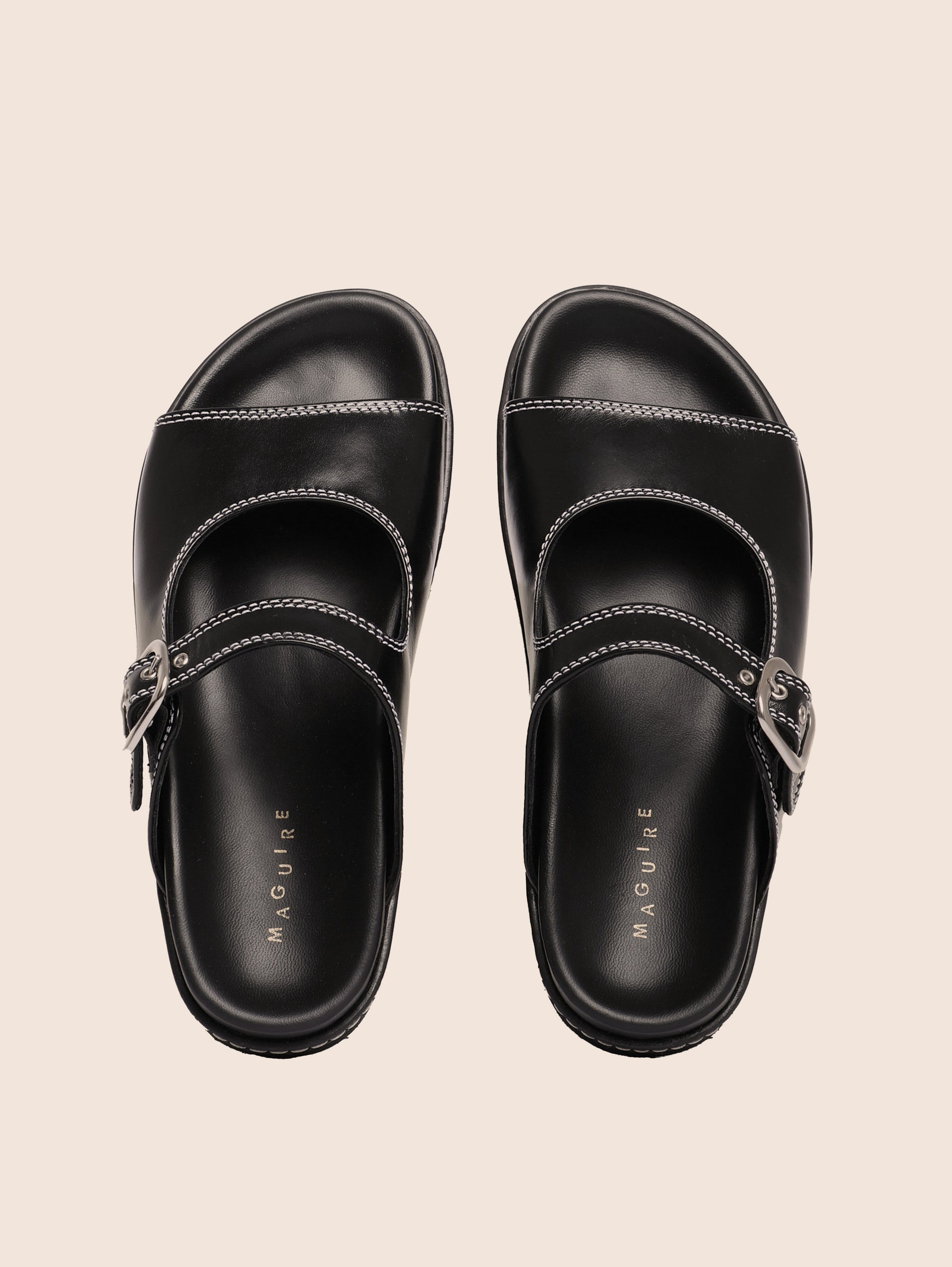 Madeira Black Sandal