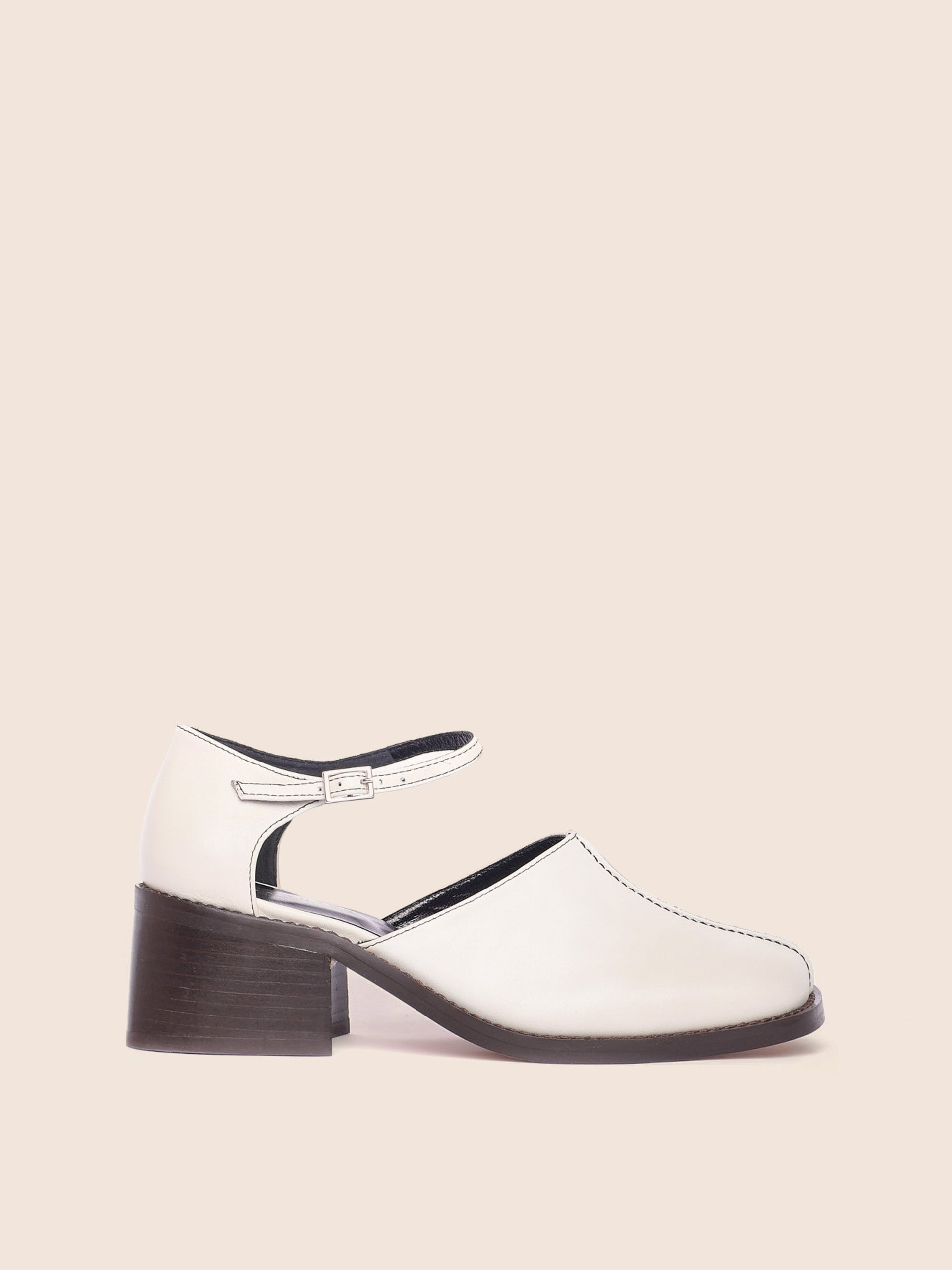 Ecom image cream coloured heel