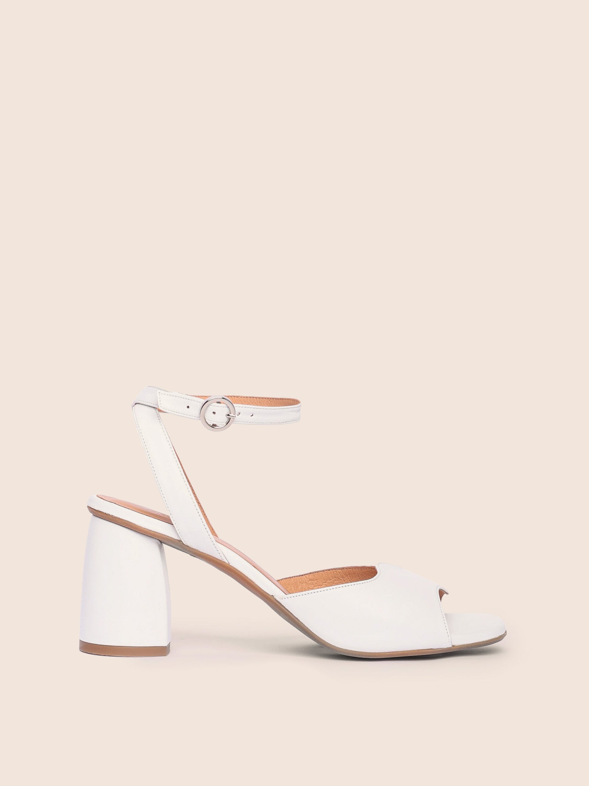 Malaga White Heel