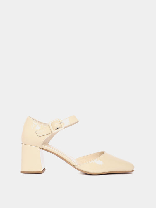 Marbella butter patent leather Mary-Jane high heel