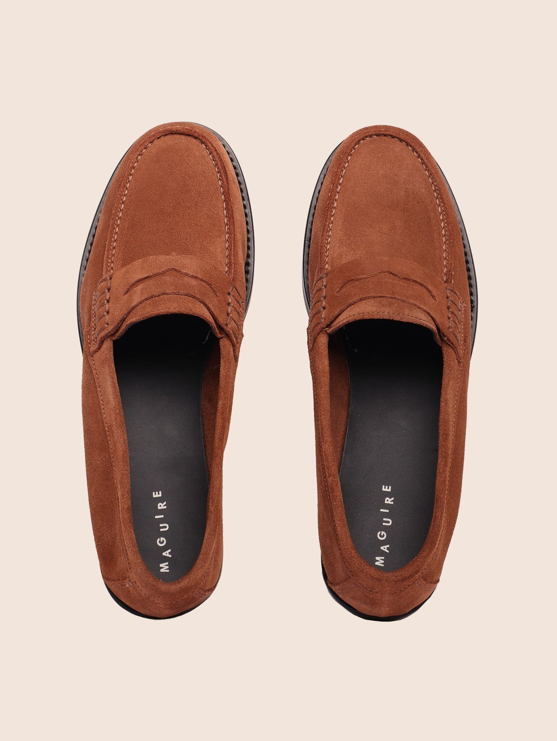 Napoli Tan Suede Loafer