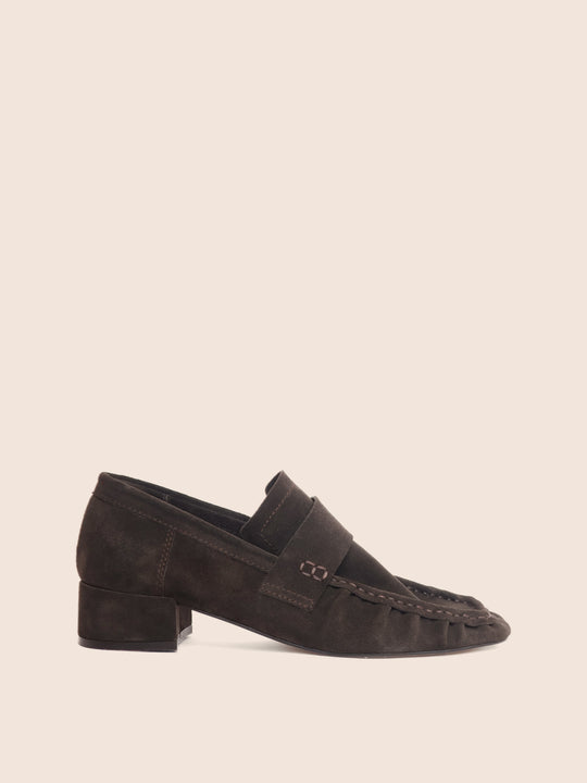 Navas Brown Suede Loafer
