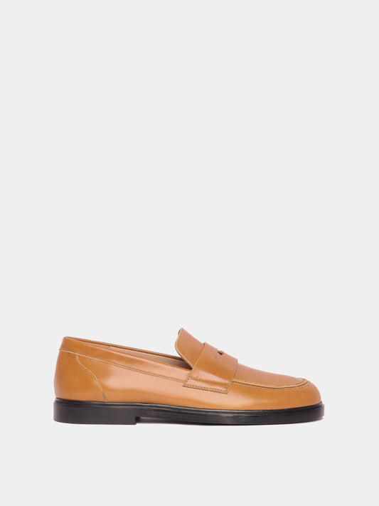 Dijon leather penny loafers