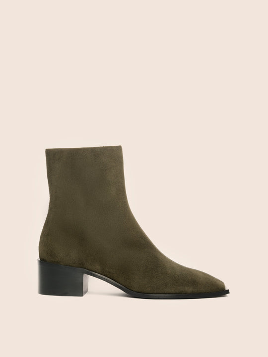 Palma Olive Suede Boot