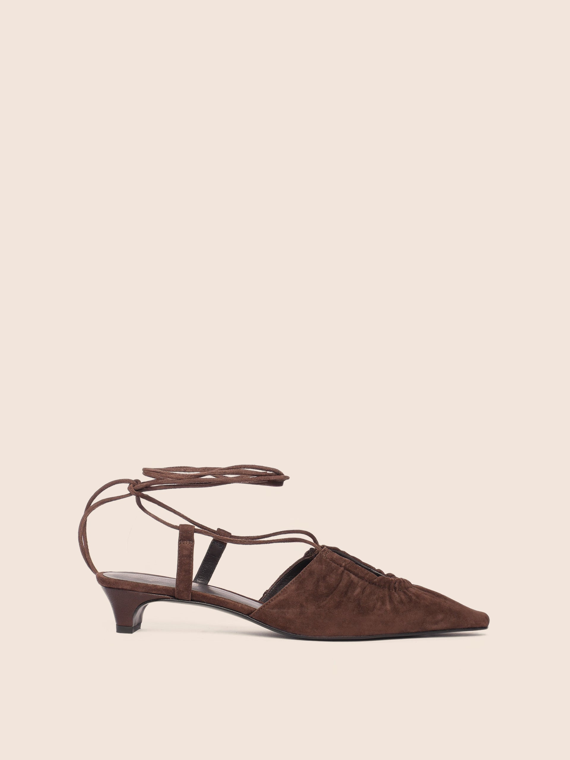 Rafael Brown Suede Pump