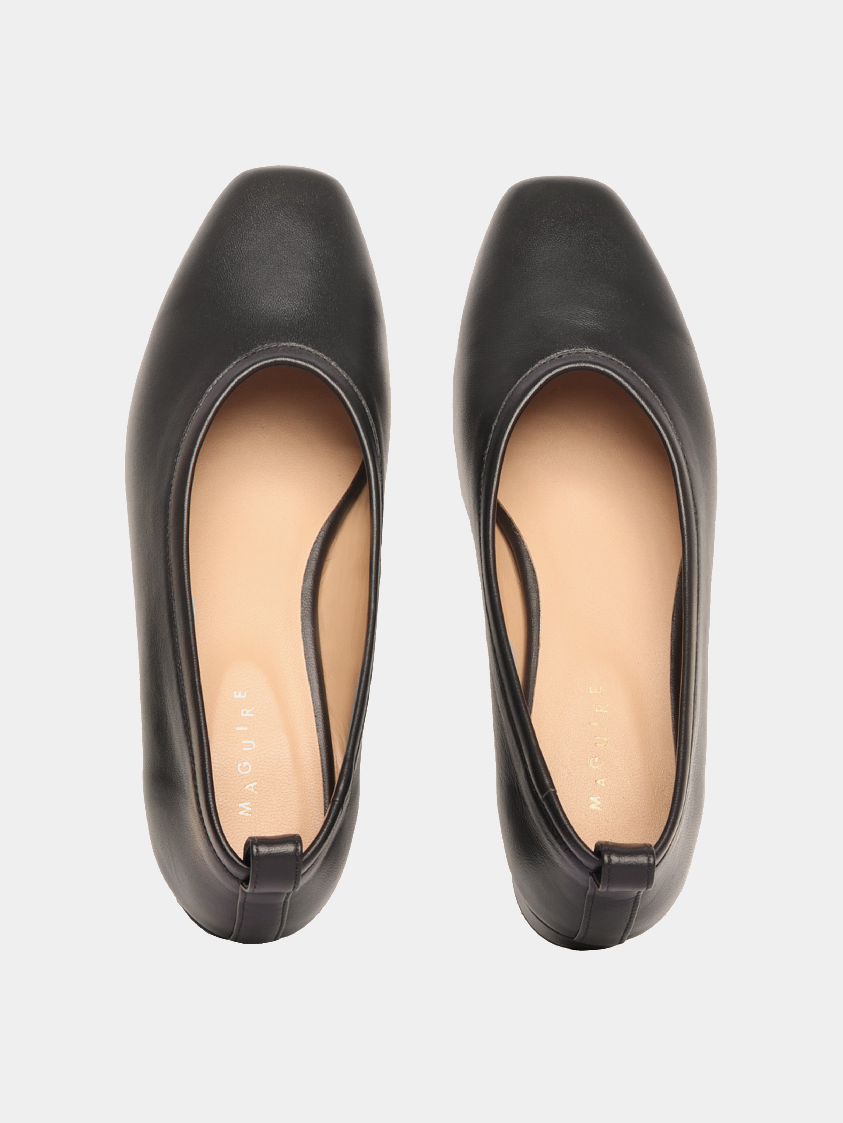 バレエシューズ marjour   ballerina pumps Lemaire Square Ballerina 55 Dark Chocolate – Neighbour