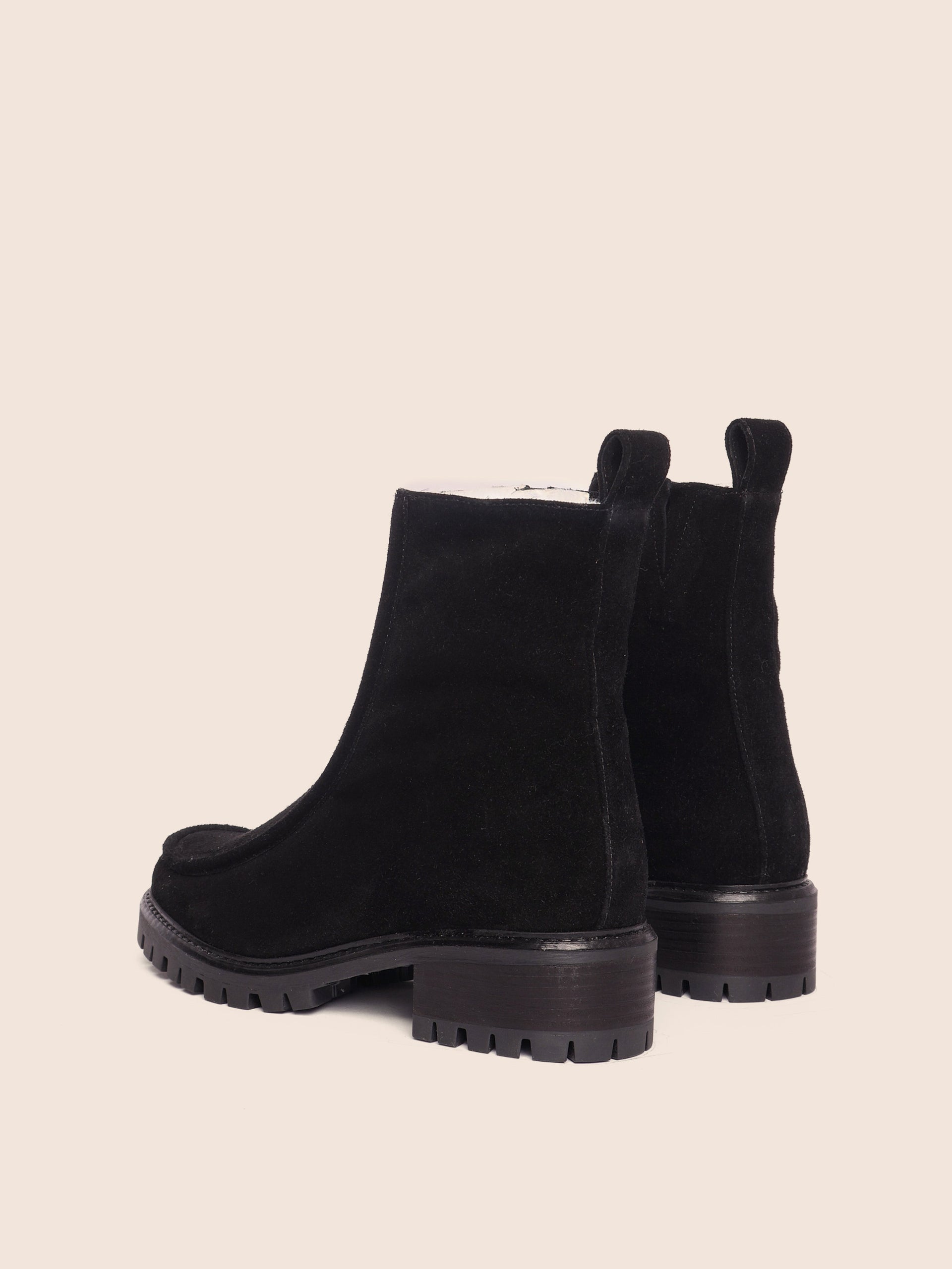 Vigo Black Suede Lined Boot