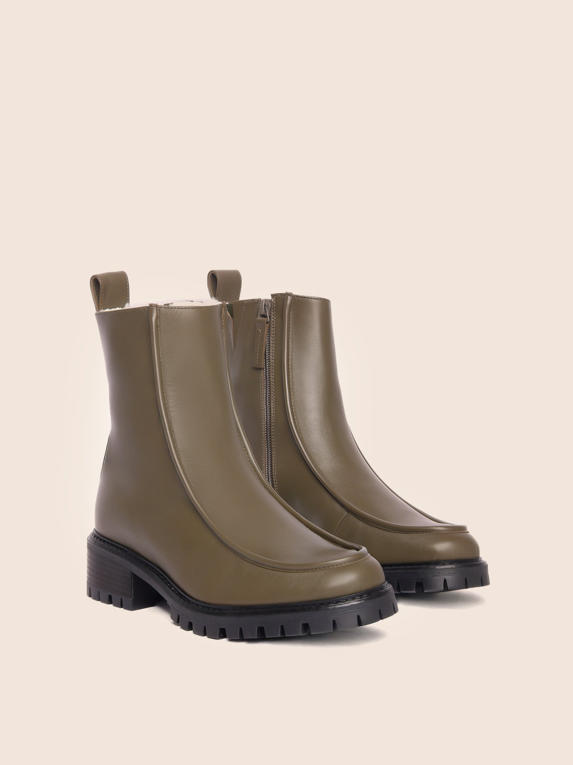 Vigo Olive Lined Boot