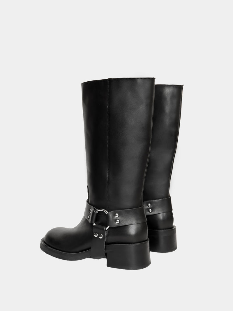 Lucca Black Boot