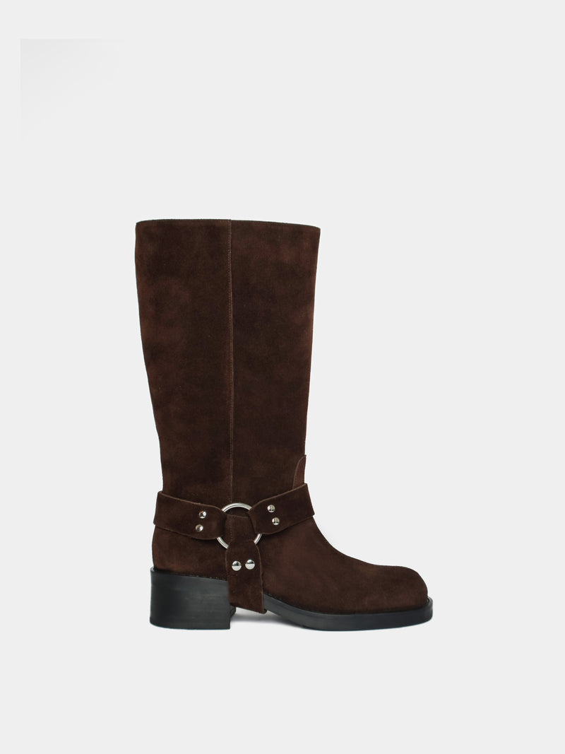 Lucca Brown Suede Boot