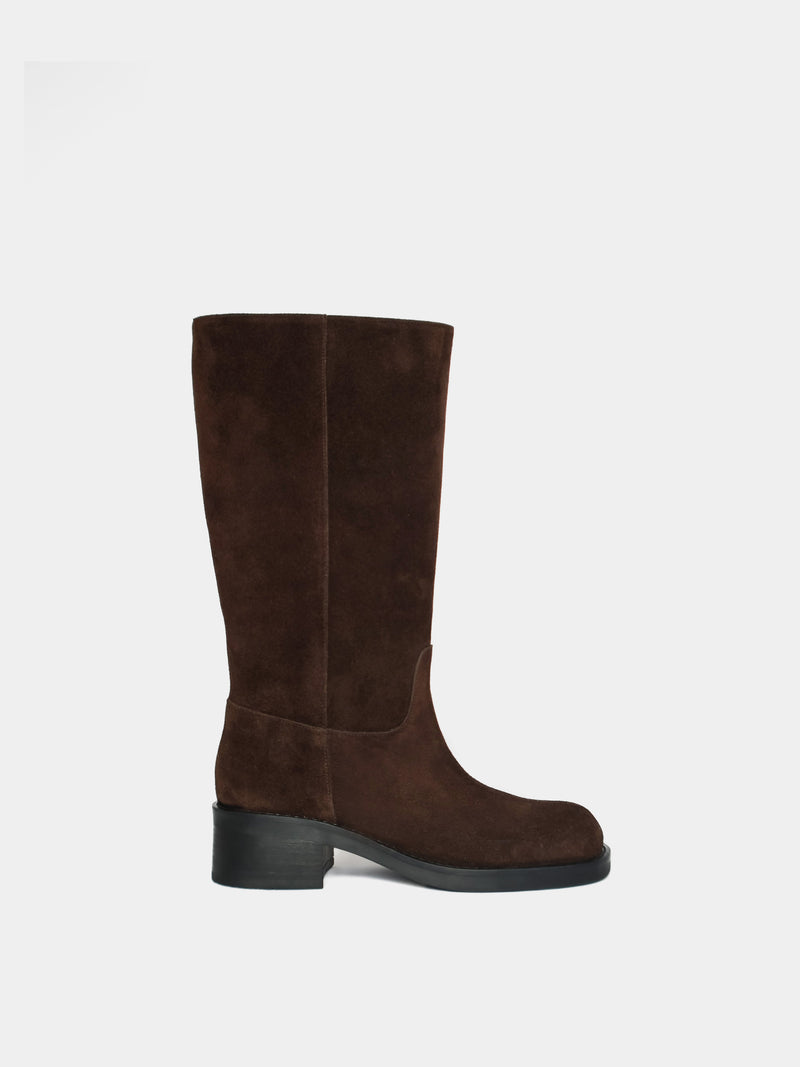 Lucca Brown Suede Boot