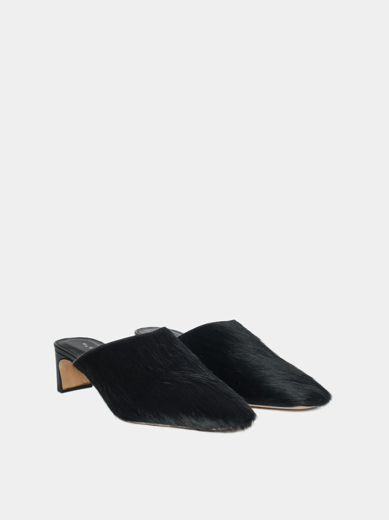 Touria Black Heel
