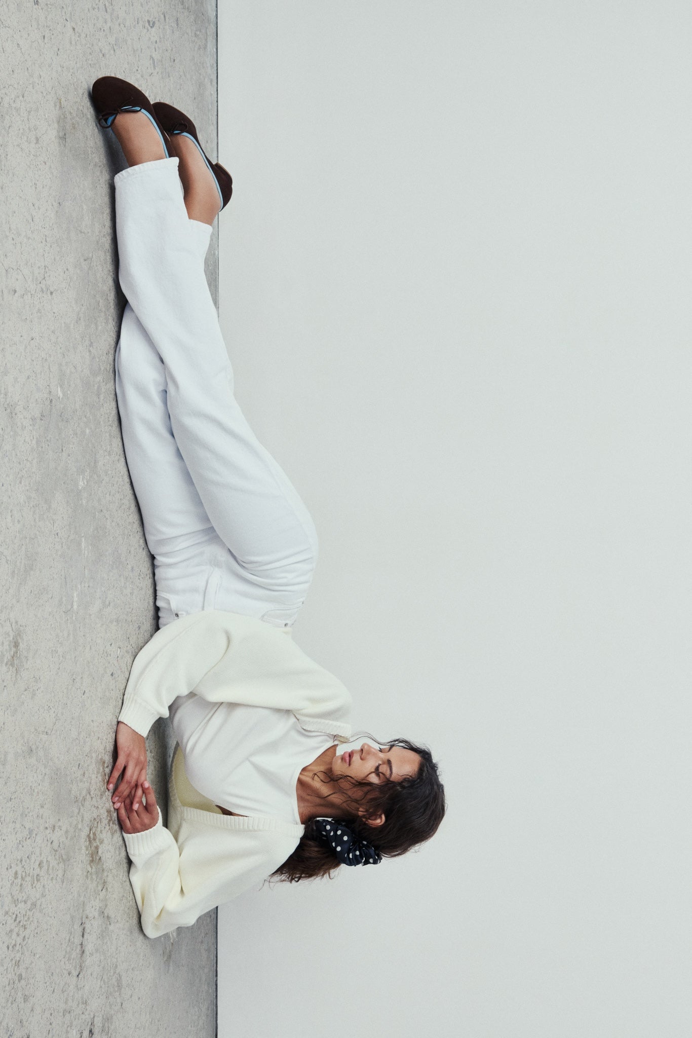 Covelo Brown Suede Ballerina