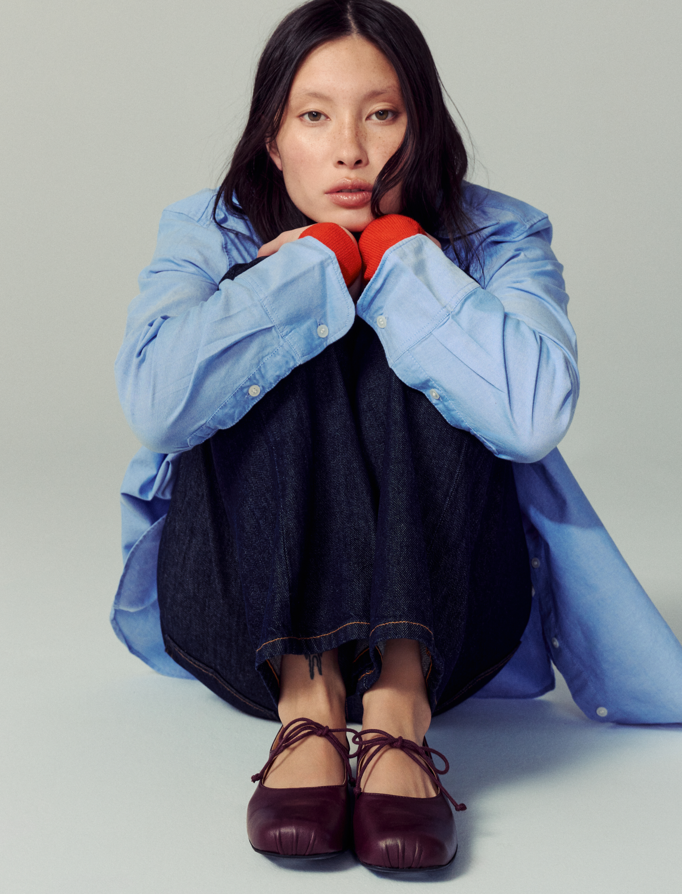 Gaia Bordeaux Ballerina