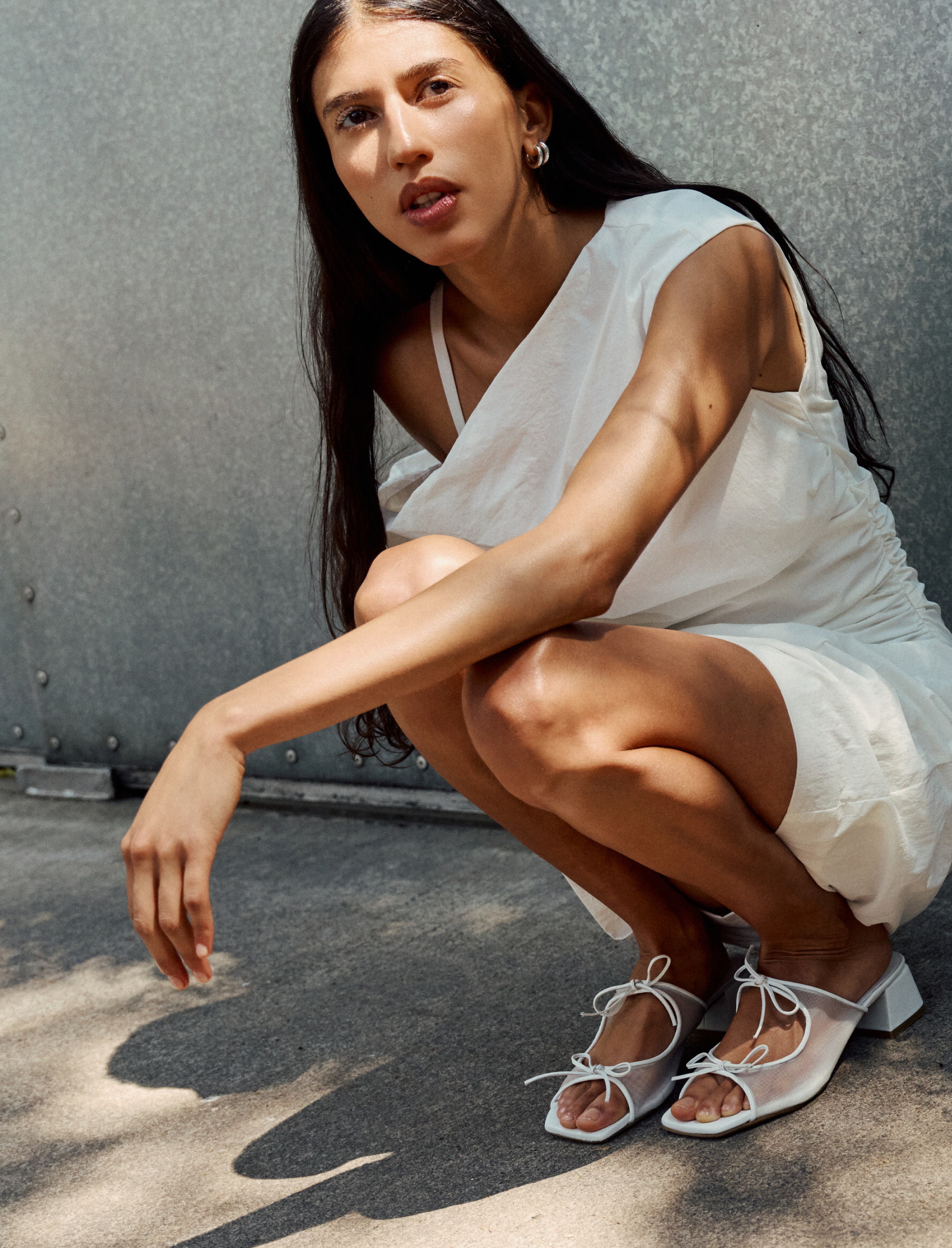 Curia White Sandal