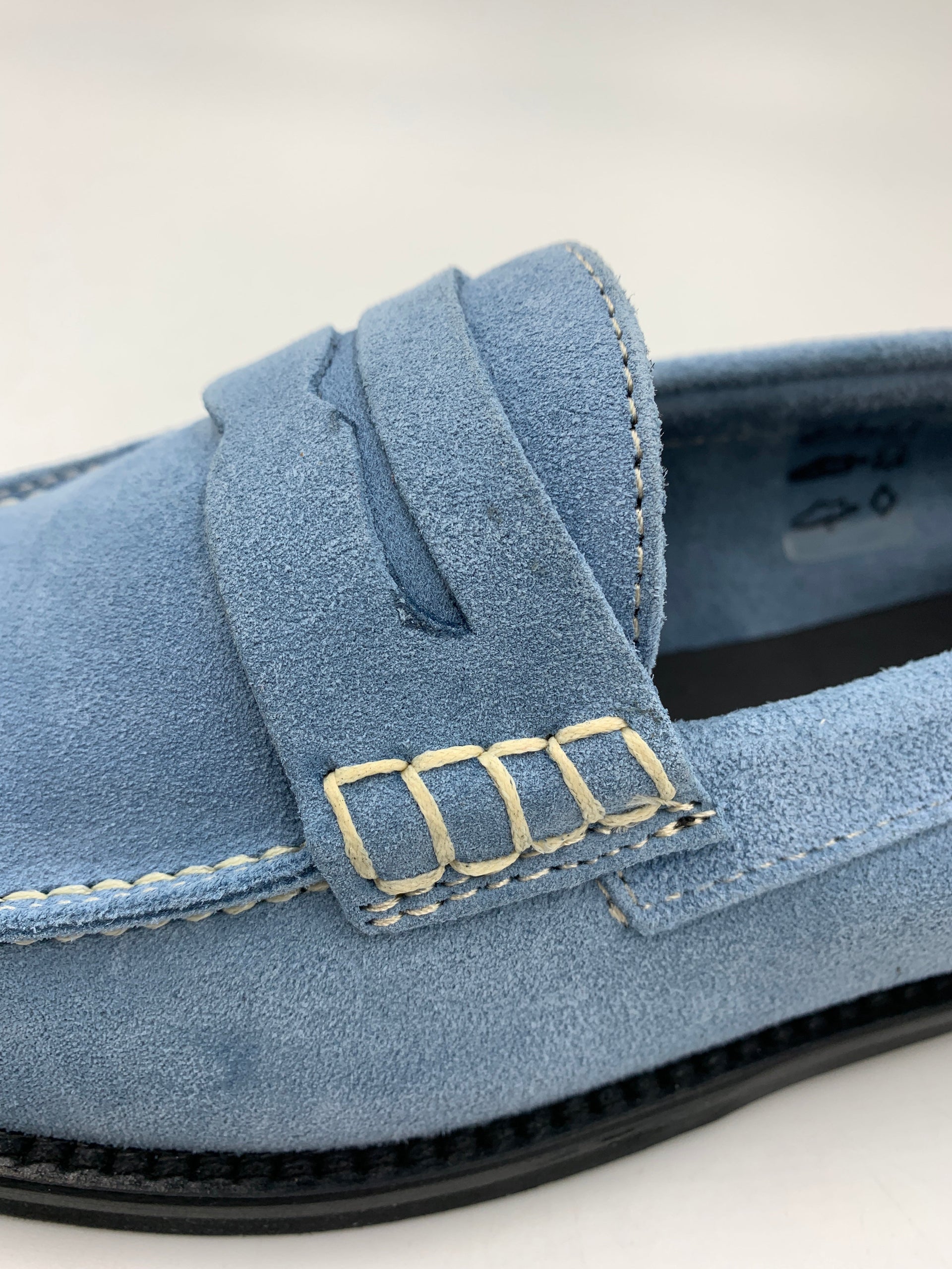 Imperfect Napoli Sky Suede Loafer