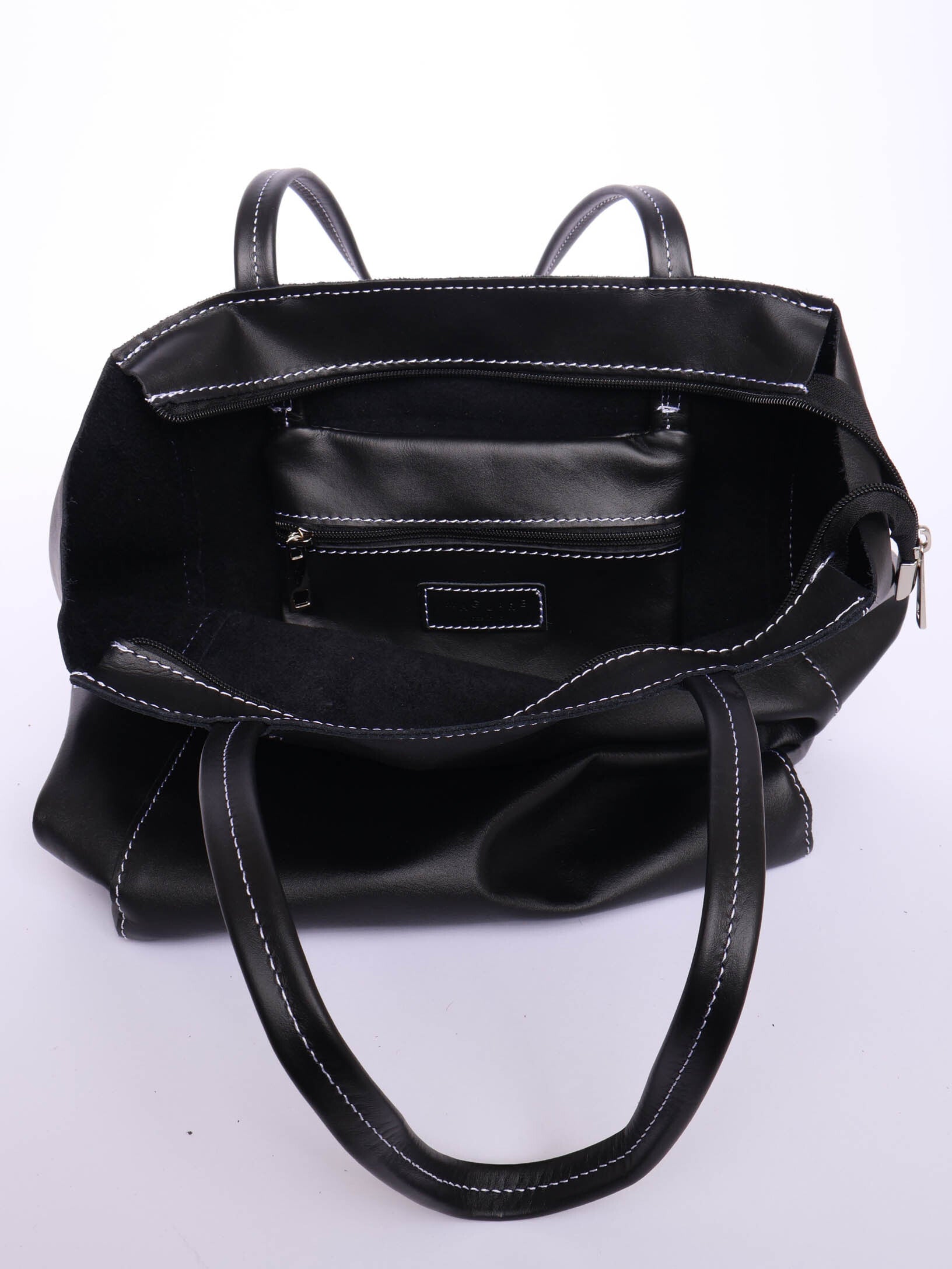 Carpi Brown Suede Tote Large