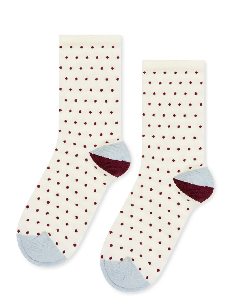 Tiny Dot Sporty Crew Ivory